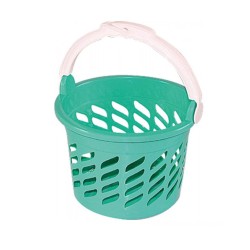 Καλάθι για μανταλάκια πλαστικό με χερούλι διαστάσεων Ø19x12,5cm