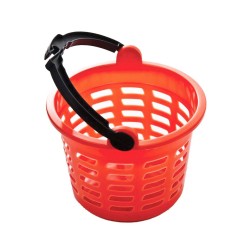 Καλάθι για μανταλάκια πλαστικό με χερούλι διαστάσεων Ø19x12,5cm