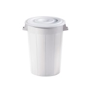 Κάδος τροφίμων χωρητικότητας 50lt σε λευκό χρώμα Ιταλίας (χωρίς καπάκι)
