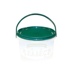 Καπάκι για κάδο τροφίμων για ελιές χωρητικότητας 10,5lt σε πράσινο σκούρο χρώμα Καπάκι για κάδο τροφίμων για ελιές χωρητικότητας 10,5lt σε πράσινο σκούρο χρώμα