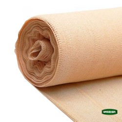 Δίχτυ σκίασης σε μπεζ χρώμα πυκνότητας Ε125  διαστάσεις ρολού 2x50m GRASHER