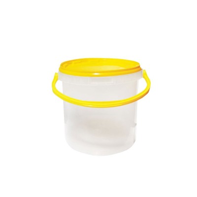 Βάζο PET μελιού χωρητικότητας 2,3lt (3kg μέλι) διάφανο με χερούλι χωρίς καπάκι