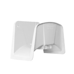 Βάση τοίχου για λάστιχο SIROFLEX 4895/1 σε λευκό χρώμα διαστάσεων 20x25x17Ycm