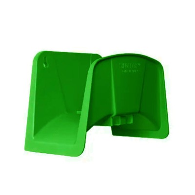 Βάση τοίχου για λάστιχο SIROFLEX 4895/4 σε πράσινο χρώμα διαστάσεων 20x25x17Ycm