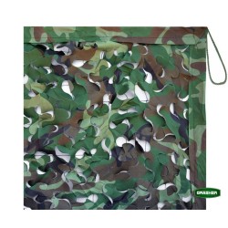 Δίχτυ παραλλαγής PU αδιαβροχοποιημένο με διαστάσεις 4x6m σε πράσινο - καμουφλάζ χρώμα GRASHER