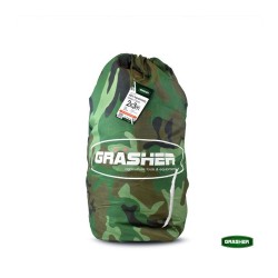 Δίχτυ παραλλαγής PU αδιαβροχοποιημένο με διαστάσεις 3x4m σε πράσινο - καμουφλάζ χρώμα GRASHER