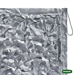 Δίχτυ παραλλαγής PU αδιαβροχοποιημένο GRASHER διαστάσεων 2x3m σε γκρι χρώμα