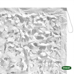 Δίχτυ παραλλαγής PU αδιαβροχοποιημένο GRASHER διαστάσεων 3x4m σε λευκό χρώμα