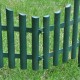 Φράχτης κήπου πλαστικός GRASHER διαστάσεων 2,30m x 33Υcm 4τμχ σε χρώμα πράσινο