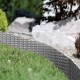 Φράχτης κήπου πλαστικός PROSPERPLAST διαστάσεων 3,90m x 18,5Υcm 5τμχ σε χρώμα γκρι