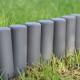 Φράχτης κήπου πλαστικός PROSPERPLAST διαστάσεων 2,70m x 24Υcm (10τμχ) σε χρώμα γκρι