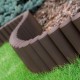 Φράχτης κήπου πλαστικός PROSPERPLAST διαστάσεων 2,35mx25Υcm (8τμχ) σε χρώμα καφέ
