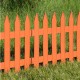 Φράχτης κήπου πλαστικός PROSPERPLAST διαστάσεων 3,22m x 35Υcm 7τμχ σε χρώμα τερακότα