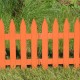 Φράχτης κήπου πλαστικός PROSPERPLAST διαστάσεων 3,22m x 35Υcm 7τμχ σε χρώμα τερακότα