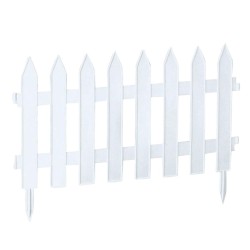 Φράχτης κήπου πλαστικός PROSPERPLAST διαστάσεων 322m x 35Υcm (7τμχ) σε λευκό χρώμα