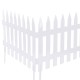 Φράχτης κήπου πλαστικός PROSPERPLAST διαστάσεων 322m x 52Υcm (6τμχ) σε λευκό χρώμα
