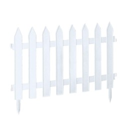 Φράχτης κήπου πλαστικός PROSPERPLAST διαστάσεων 322m x 52Υcm (6τμχ) σε λευκό χρώμα