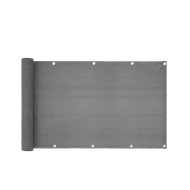 Διαχωριστικό δίχτυ μπαλκονιού 160gr/m² σε γκρι χρώμα 0,75x6m GRASHER με κρίκους