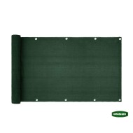 Διαχωριστικό δίχτυ μπαλκονιού 160gr/m² σε πράσινο χρώμα 0,75x6m GRASHER με κρίκους
