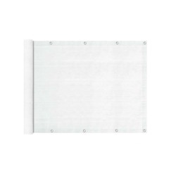 Διαχωριστικό δίχτυ μπαλκονιού 160gr/m² σε λευκό χρώμα 1,20x6m GRASHER με κρίκους