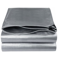 Αδιάβροχος μουσαμάς - τέντα διαστάσεων 6x12m 250gr/m² GRASHER με κρίκους