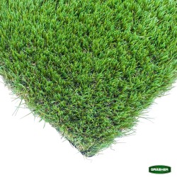 Χλοοτάπητας πλαστικός GRASHER 40mm διαστάσεων 2x20m 1730gr/m2