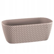 Ζαρντινιέρα χωρητικότητας 7,4lt διαστάσεων Ø39,7x18x14,5Ycm PROSPERPLAST Splofy σε χρώμα μπεζ Ζαρντινιέρα χωρητικότητας 7,4lt διαστάσεων Ø39,7x18x14,5Ycm PROSPERPLAST Splofy σε χρώμα μπεζ