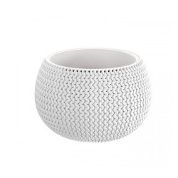 Κασπώ στρόγγυλο Splofy Bowl χωρητικότητας 3,9lt διαστάσεων Ø29x19,5Ycm PROSPERPLAST σε λευκό χρώμα