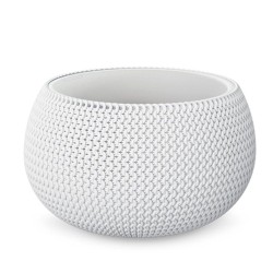 Κασπώ στρόγγυλο Splofy Bowl χωρητικότητας 9lt διαστάσεων Ø37x21,8Ycm PROSPERPLAST σε λευκό χρώμα