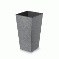 Γλάστρα τετράγωνη ψηλή χωρητικότητας 60lt διαστάσεων 34,5x34,5x66Ycm PROSPERPLAST Furu DFSH350 σε γκρι χρώμα Γλάστρα τετράγωνη ψηλή χωρητικότητας 60lt διαστάσεων 34,5x34,5x66Ycm PROSPERPLAST Furu DFSH350 σε γκρι χρώμα