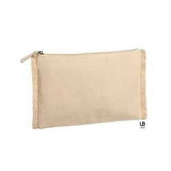 Νεσεσέρ με ξέφτια διαστάσεων 26x17cm σε φυσικό χρώμα Νεσεσέρ με ξέφτια διαστάσεων 26x17cm σε φυσικό χρώμα