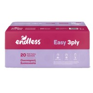 Χαρτί υγείας Easy 3φυλλα 85gr σε συσκευασία 20 ρολών ENDLESS Χαρτί υγείας Easy 3φυλλα 85gr σε συσκευασία 20 ρολών ENDLESS