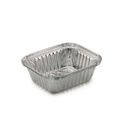 Σκεύος αλουμινίου (σουβλάκι) R66L/161 με χωρητικότητα 1100cc και διαστάσεις 254x145x45mm συσκευασία 100 τεμαχίων