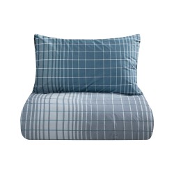 Σετ σεντόνια King size Aride Art 12096 διαστάσεων 270x260cm σε χρώμα πετρόλ 