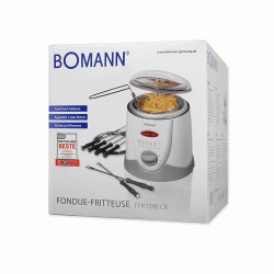 Φριτέζα και φοντύ 2 σε 1 FFR 1290 900W με περίβλημα cool-touch με θερμομόνωση για ασφαλή χρήση