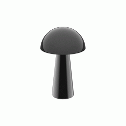 Πορτατίφ αφής επαναφορτιζόμενο LED 1,5W ψυχρό χρώμα φωτός 2700Κ ντιμαριζόμενο σε μαύρο χρώμα