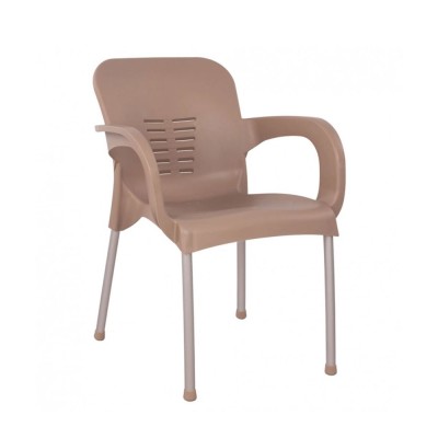 Καρέκλα κήπου Cappuccino πολυπροπυλενίου PP διαστάσεων 60x50x80xcm