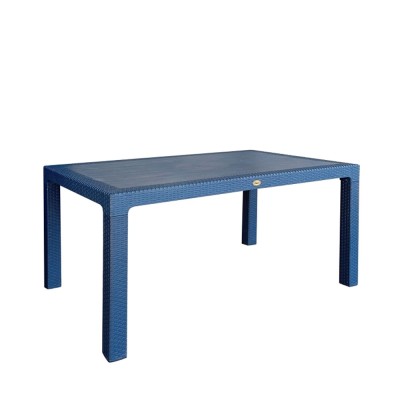 Τραπέζι κήπου Eco σε χρώμα μπλε ανακυκλωμένο PP διαστάσεων 150x90x74cm