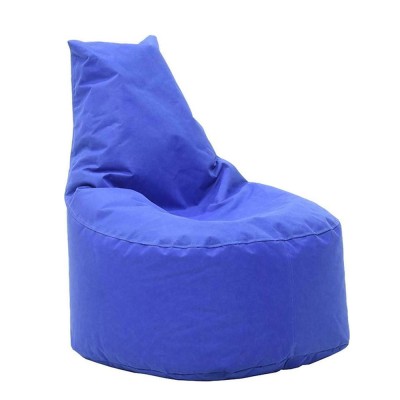 Πουφ πολυθρόνα AURA 100% αδιάβροχη σε χρώμα μπλε διαστάσεων 65x55x75cm