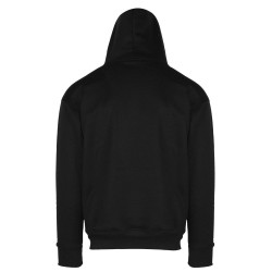 Unisex ζακέτα φούτερ με κουκούλα 2 τσέπες καγκουρό σε χρώμα μαύρο σε νούμερο Small