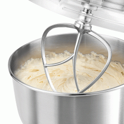 Κουζινομηχανή PC-KM 1188 1500W σε γκρι χρώμα με περιστροφικό διακόπτη λειτουργίας με φωτισμό LED