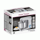 Κουζινομηχανή PC-KM 1188 1500W σε γκρι χρώμα με περιστροφικό διακόπτη λειτουργίας με φωτισμό LED