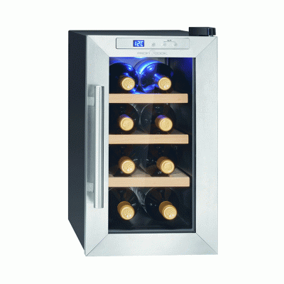 Συντηρητής κρασιών 23L χωρητικότητας 8 μπουκαλιών  με οθόνη LED και ψηφιακές ρυθμίσεις θερμοκρασίας