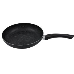 Τηγάνια αλουμινίου NERO Νο20 με κεραμική αντικολλητική επίστρωση, λαβή βακελίτη και επαγωγικό πάτο