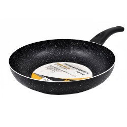 Τηγάνια αλουμινίου NERO Νο20 με κεραμική αντικολλητική επίστρωση, λαβή βακελίτη και επαγωγικό πάτο