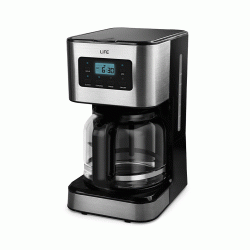 Προγραμματιζόμενη καφετιέρα φίλτρου 1.5L LIFE CM-200 950W με LCD ψηφιακή οθόνη και γυάλινη κανάτα Προγραμματιζόμενη καφετιέρα φίλτρου 1.5L LIFE CM-200 950W με LCD ψηφιακή οθόνη και γυάλινη κανάτα