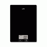 Γυάλινη ψηφιακή ζυγαριά κουζίνας LIFE Accuracy με ψηφιακή οθόνη LCD και ένδειξη χαμηλής μπαταρίας Γυάλινη ψηφιακή ζυγαριά κουζίνας LIFE Accuracy με ψηφιακή οθόνη LCD και ένδειξη χαμηλής μπαταρίας