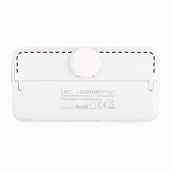 Ψηφιακό θερμόμετρο και υγρόμετρο εσωτερικού χώρου LIFE CONTEMPO PLUS WHITE
