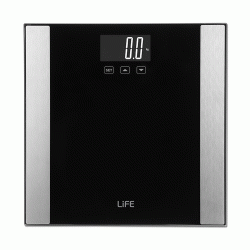 Γυάλινη ηλεκτρονική ζυγαριά μπάνιου με λιπομέτρηση 7 σε 1 