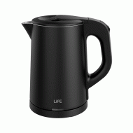 Bραστήρας Life Essential χωρητικότητας 0.8 λίτρων 1360W με προστασία υπερθέρμανσης σε μαύρο ματ χρώμα Bραστήρας Life Essential χωρητικότητας 0.8 λίτρων 1360W με προστασία υπερθέρμανσης σε μαύρο ματ χρώμα